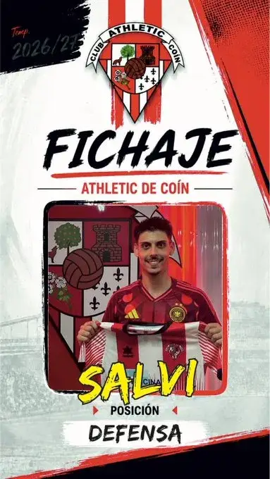 Salvi, nuevo central para el Athletic de Coín